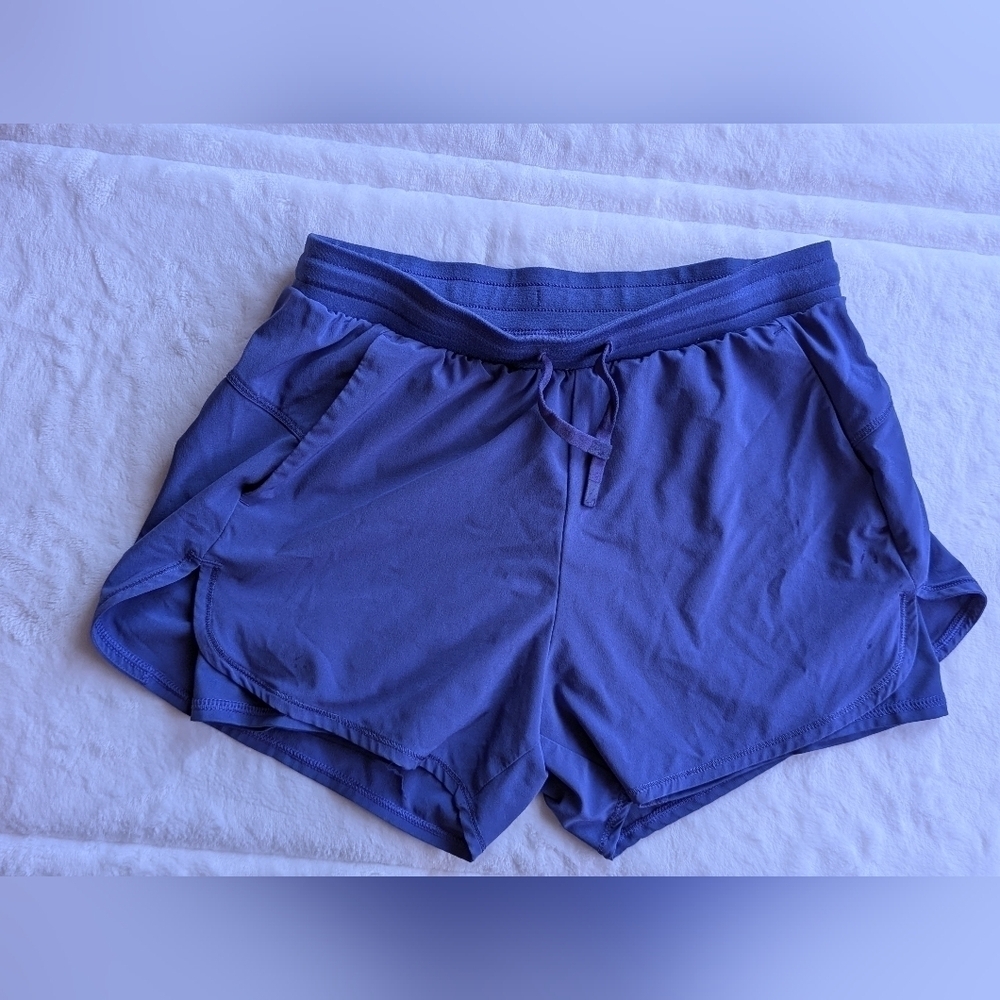all in motion Fleece Exercise Shorts - Size XL (24/16) blue lightweight - Picture 5 of 10